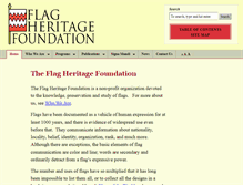 Tablet Screenshot of flagheritagefoundation.org